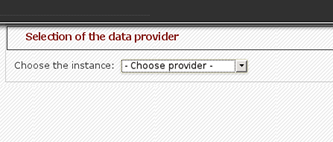 KPI creation - Data provider selector