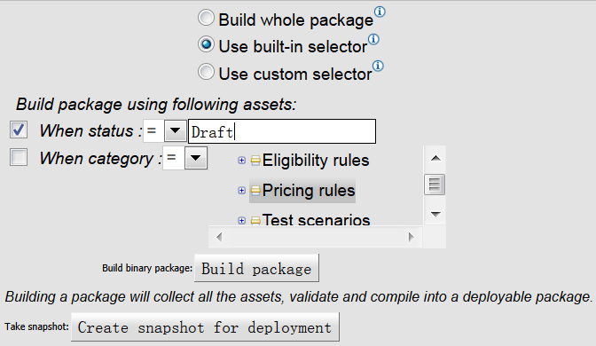 Built-in Selector