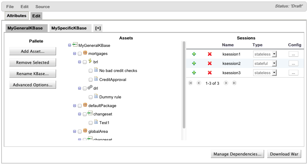 Service Configuration Editor