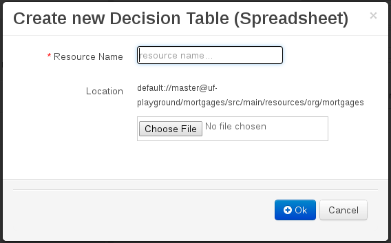 Spreadsheet decision table