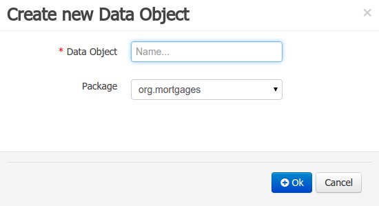 New Data Object menu option