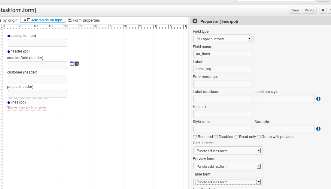 26 multiple subform conf