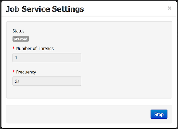 jobs service settings