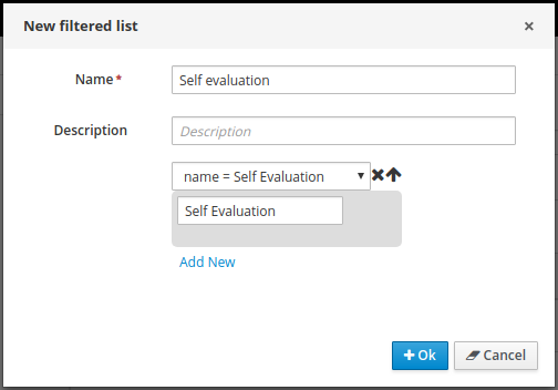 task filter taskname