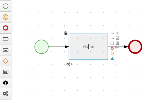 BPMN Editor Inline Editing