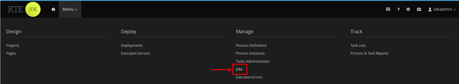 jobs menu