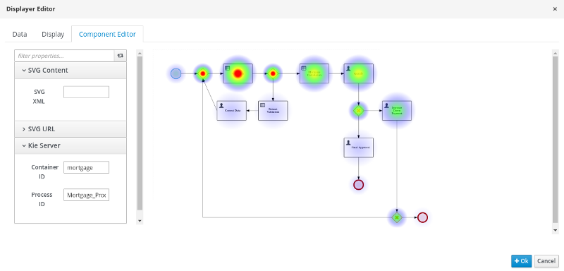 Properties displayed to the user