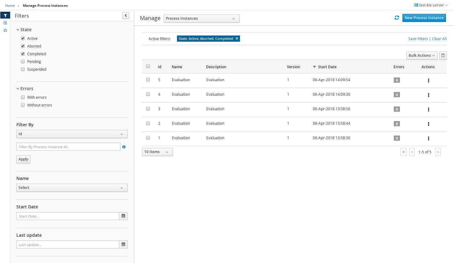 ConsoleItemListFilters