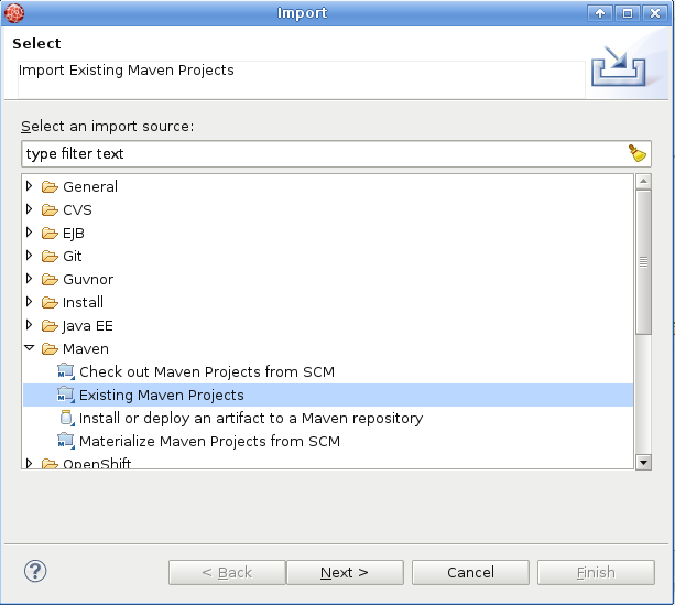Importing workflow project into your eclipse workspace