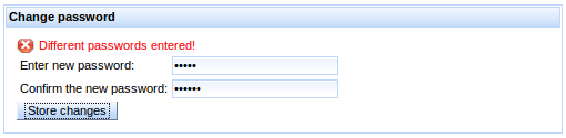 Failed validation checks are reported using +<rich:message>+ components.