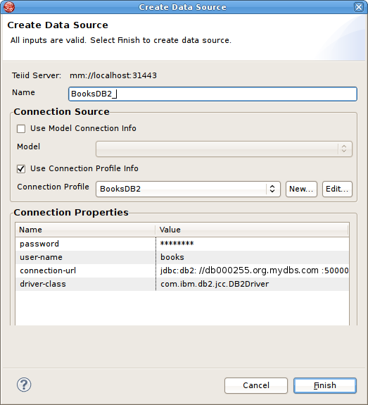 Create Data Source Dialog