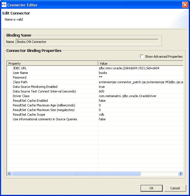 Connector Editor Dialog