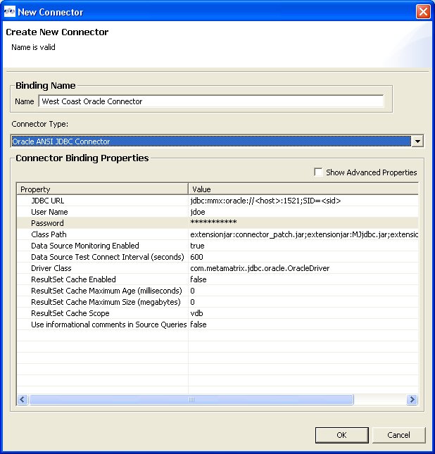 Create New Connector Dialog