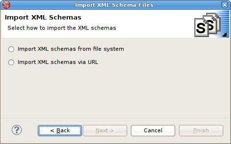 Import XSD Schemas Dialog