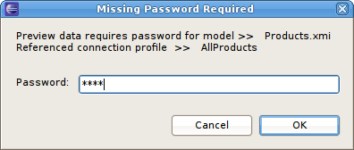 Missing Password