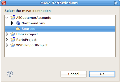 Move Model Dialog