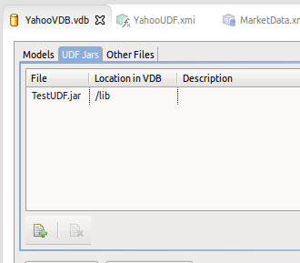 UDF Jars in VDB