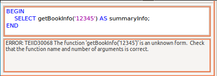 Undefined Function in Transformation