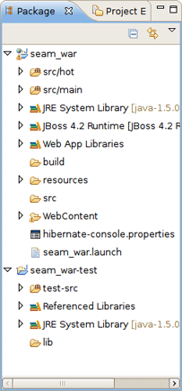 Seam Project WAR Deployment