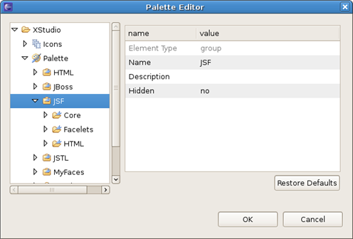 Tag Libraries of the JSF Group