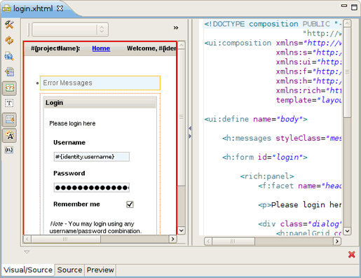 Visual Page Editor After Layout Changing