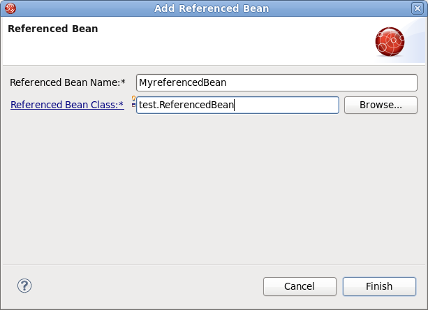 Add Referenced Bean