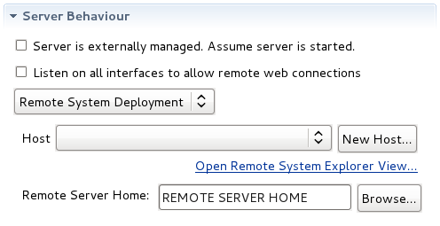 Server Behaviour - Remote