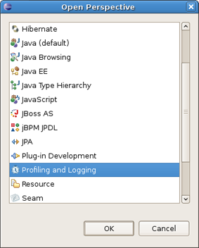 Profiling and Logging Perspective