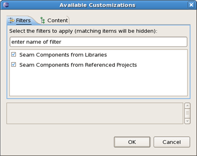 Available Seam Component View Customizations