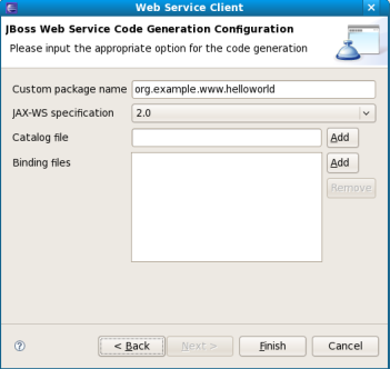 Set Web Service values related to WSDL file