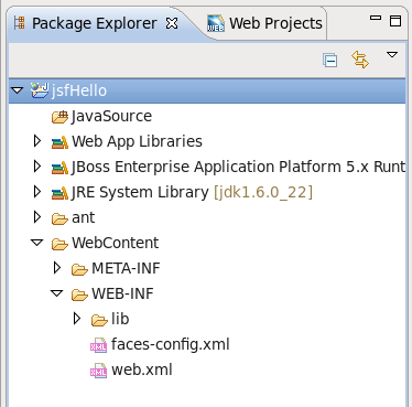 Package Explorer View