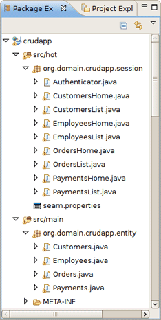 Entities Java Classes