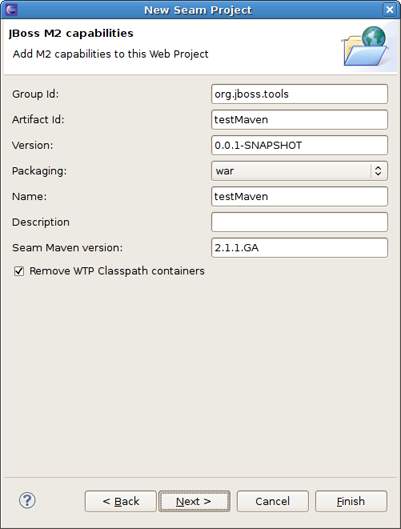 Adjusting JBoss M2 Capabilities