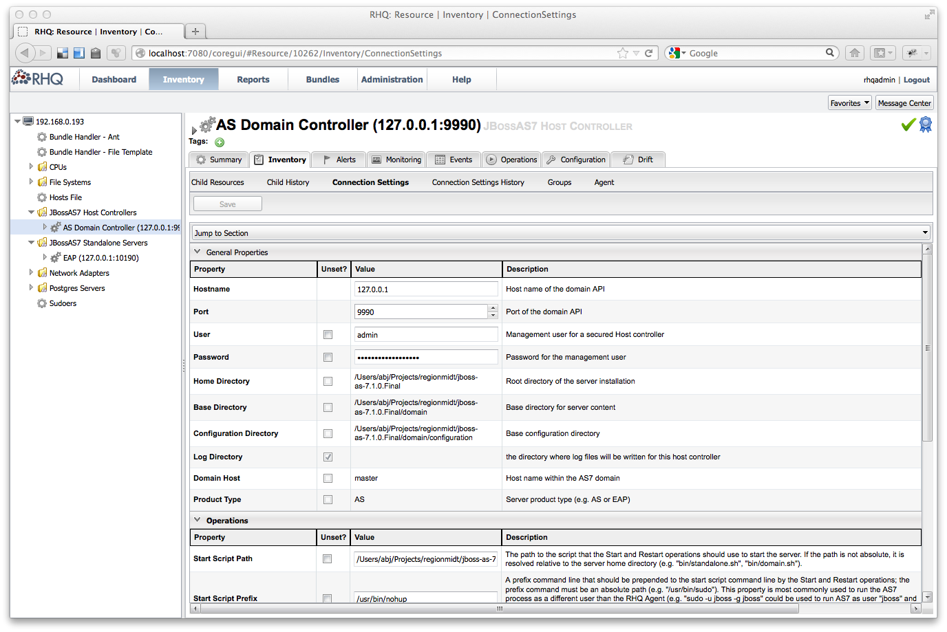 Jboss As 7 X Product Configuration Rhq