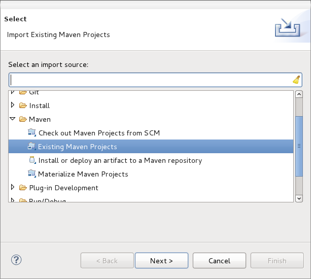images/author/download/attachments/91947441/ImportExistingMavenProject.png