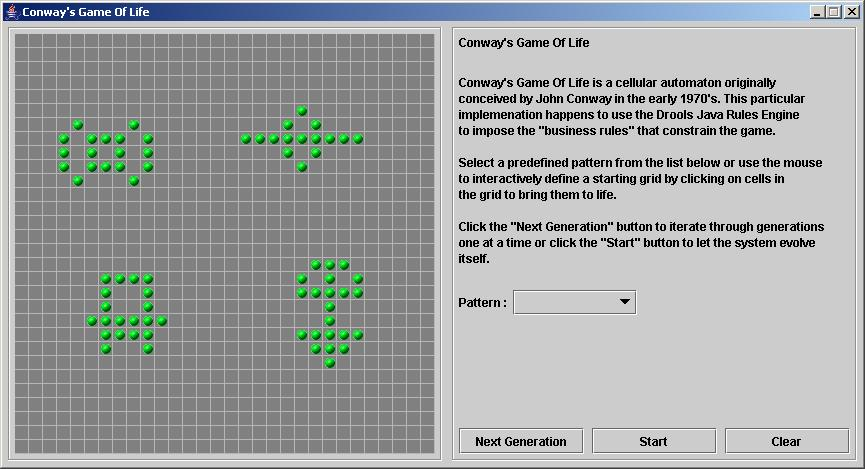 Conway's Game of Life: A running game