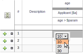 Using the predicate column