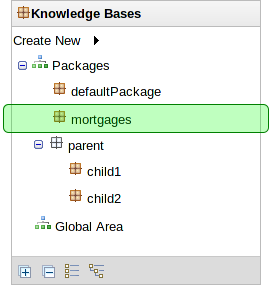 Select a package from the "Package Explorer"