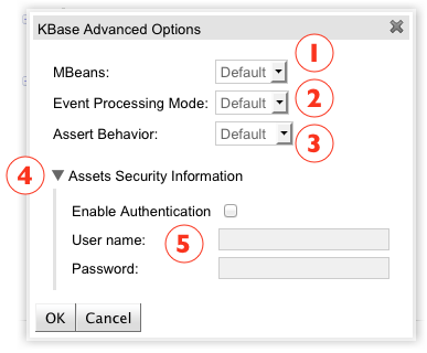 Advanced Options Dialog