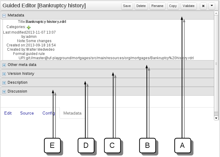 The Asset Editor - Attributes tab