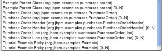 Entity field types