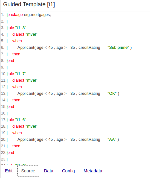 Generated DRL