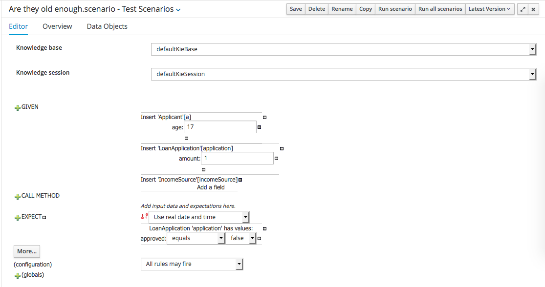 TestScenario