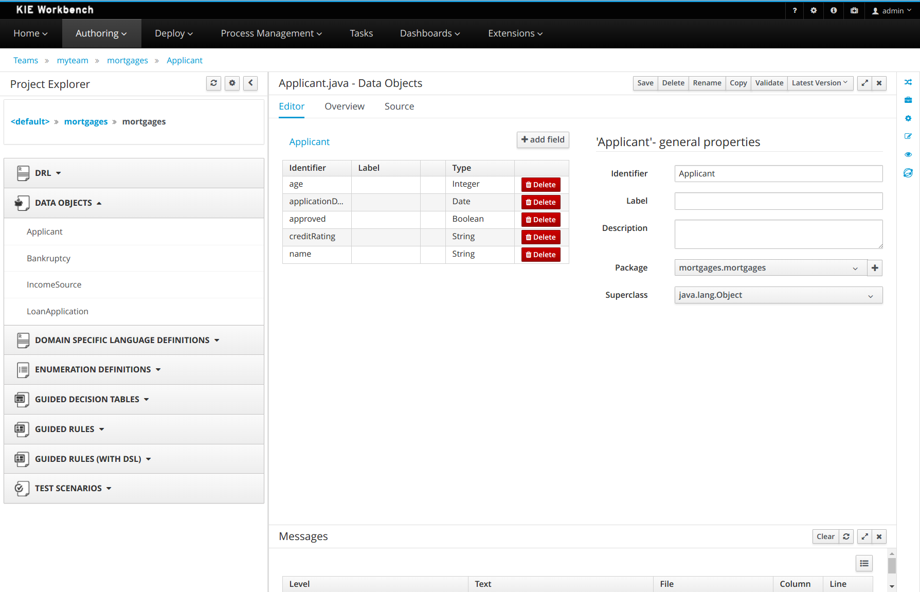 library asset view