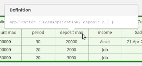 dtable column hint