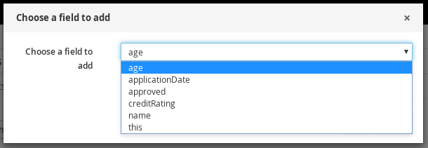 Modifying a condition