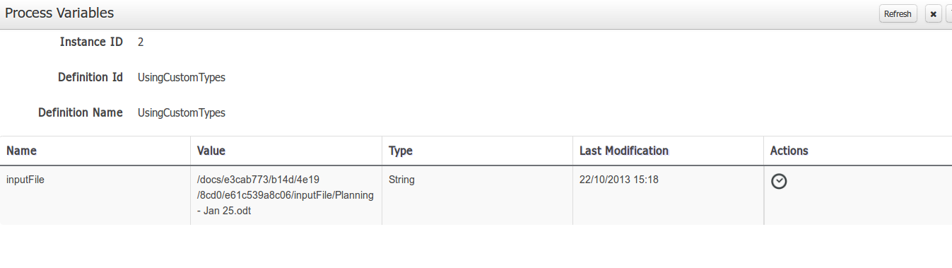 42 custom field type process value