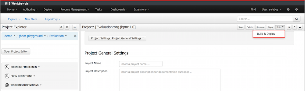 build and deploy