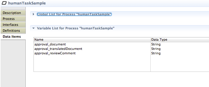 ProcessVariables