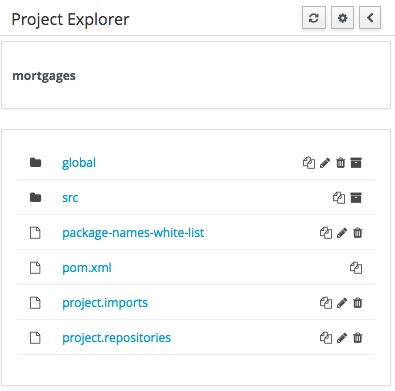 ProjectExplorer Repository Links